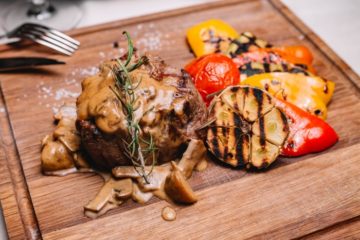 filet mignon de veau en croûte de champignons