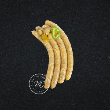 RECETTE Madina Daoudi - 
Chipolata à base de poulet curry fromage  - options